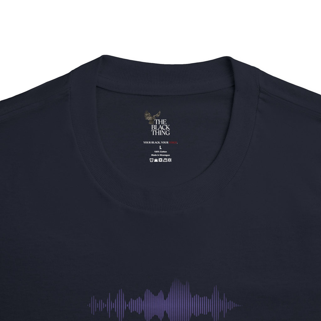 Vibing Mushrooms – TBT Premium Cotton Black Tee