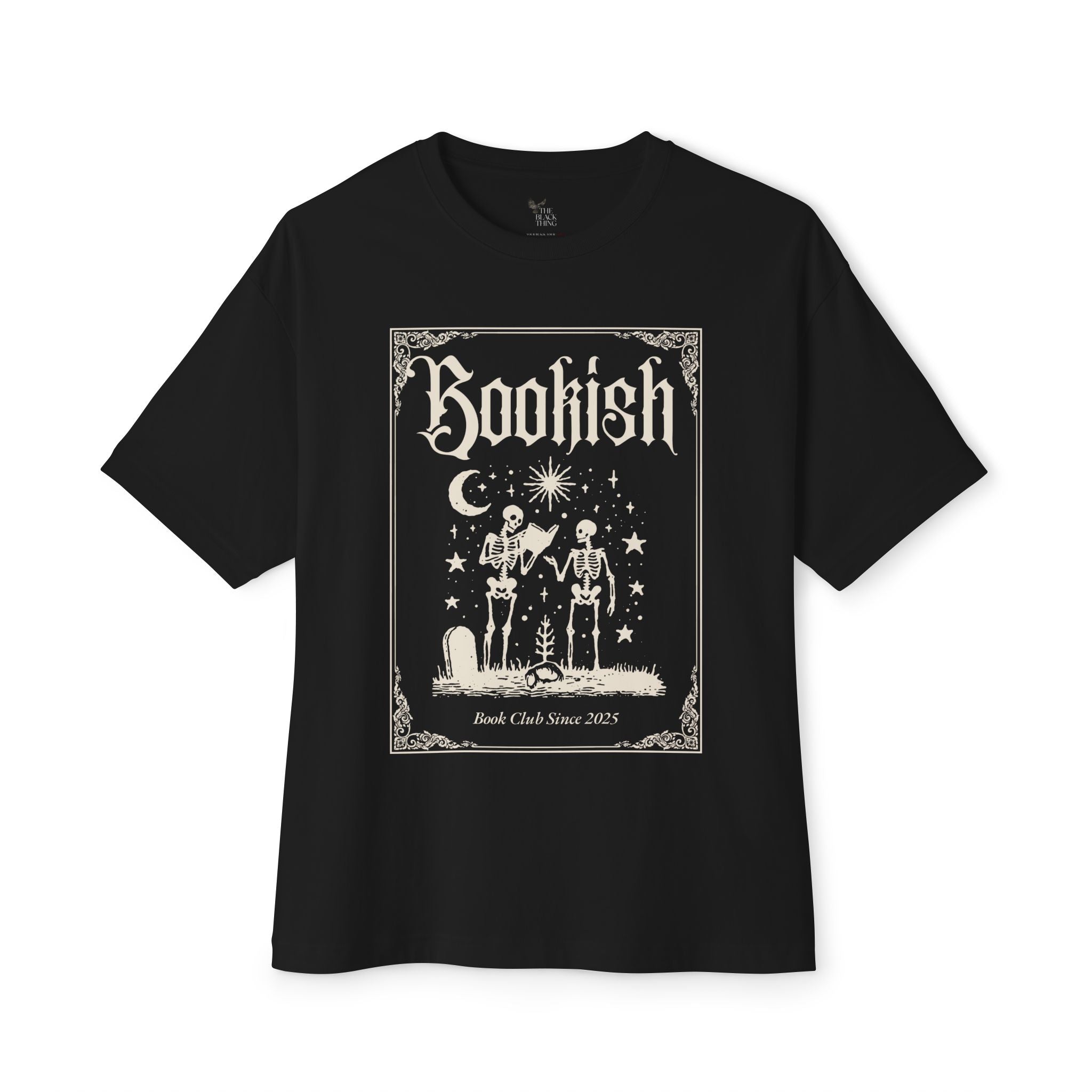 Bookish – TBT Gothic Black Tee | Halloween Edition