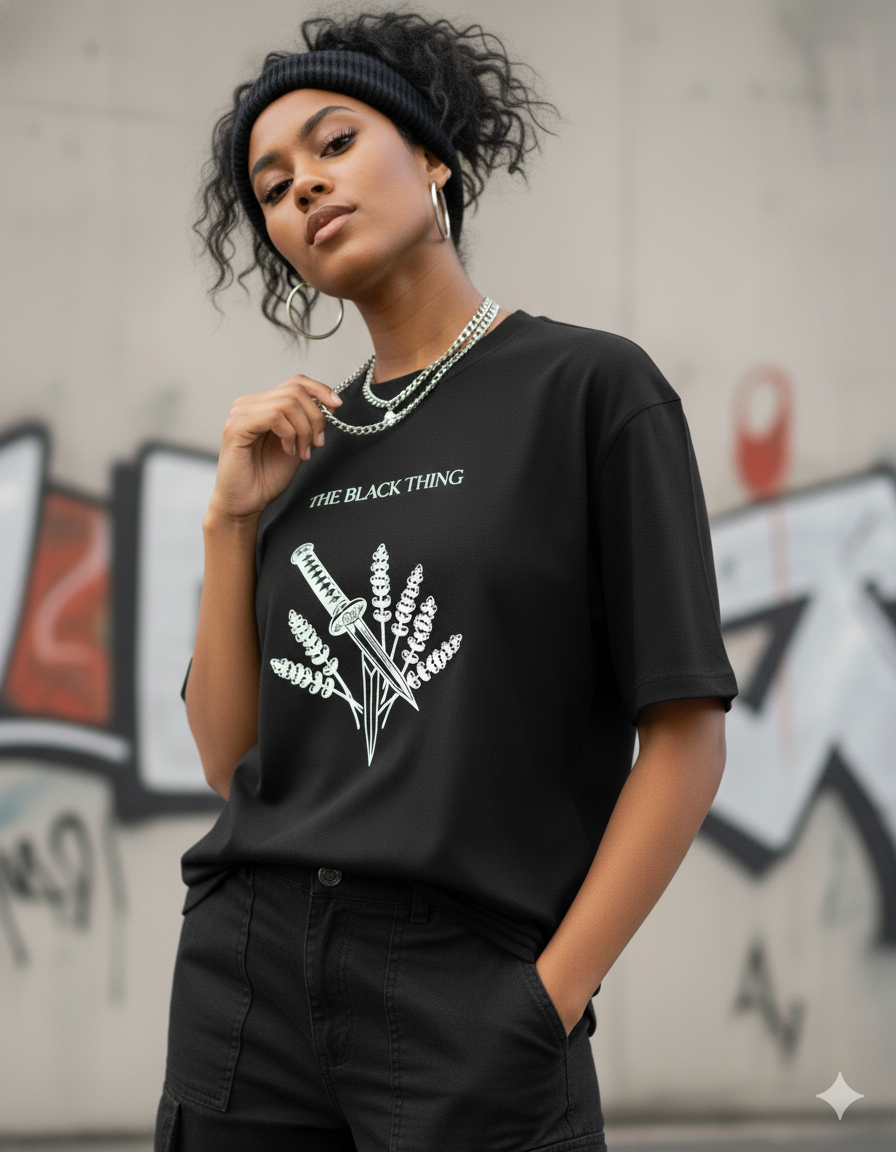 The Blunt Blade – TBT Cotton Black Tee