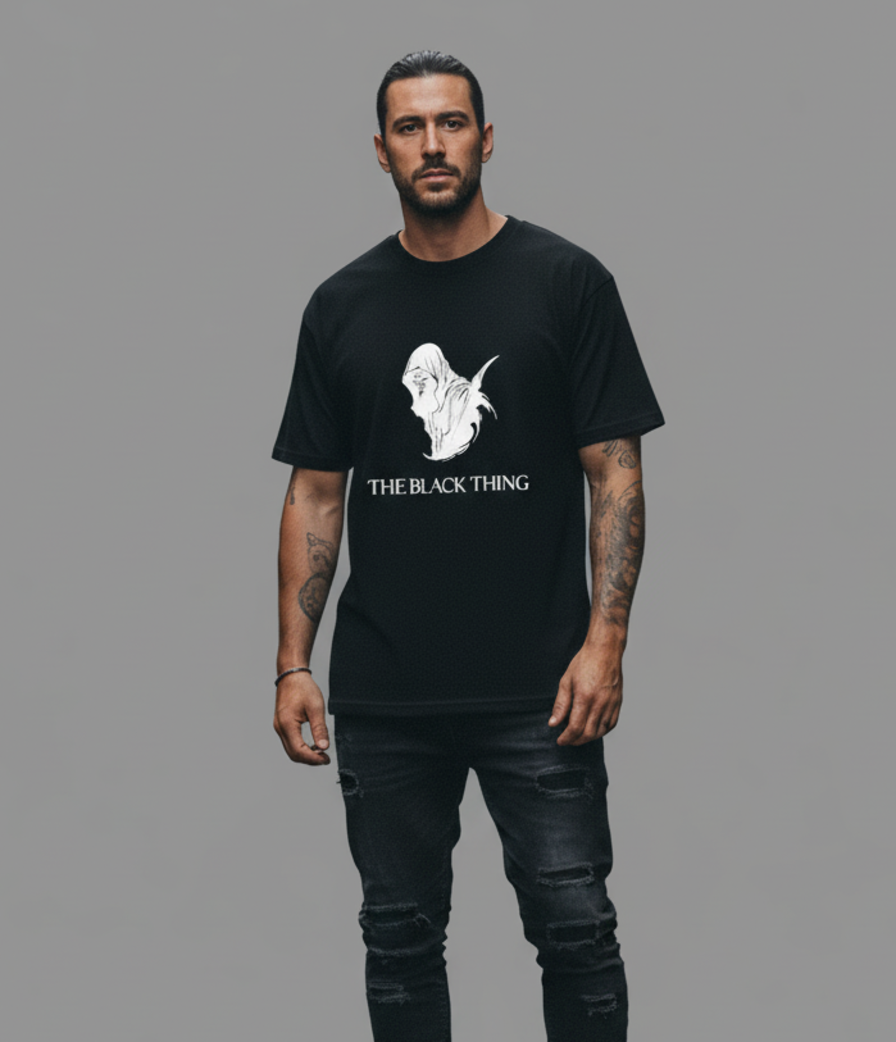 The Shadow Saint – TBT Cotton Black Tee