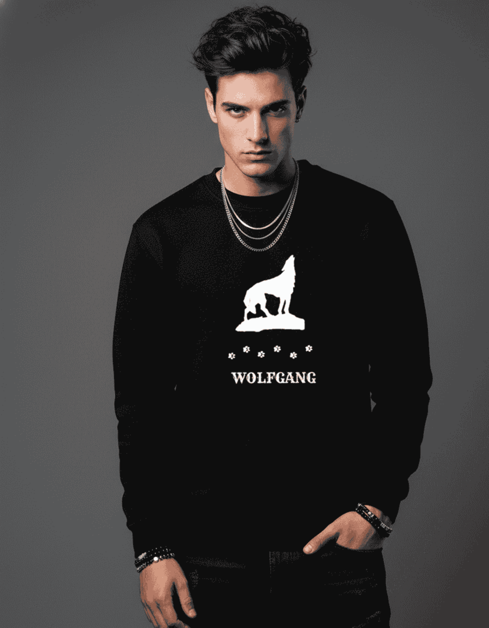 Wolfgang – TBT Black Sweatshirt