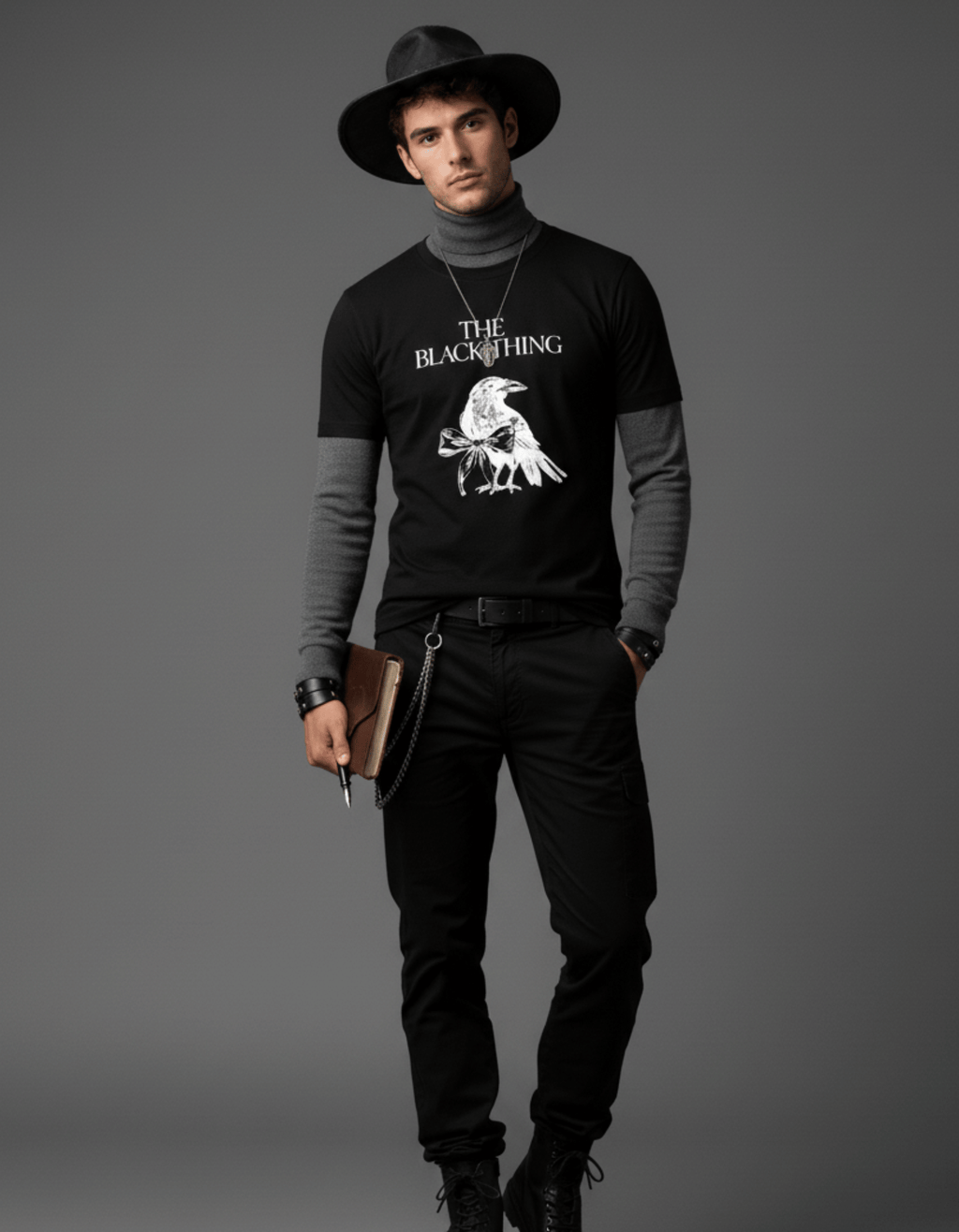 The Black Raven – TBT Cotton Black Tee