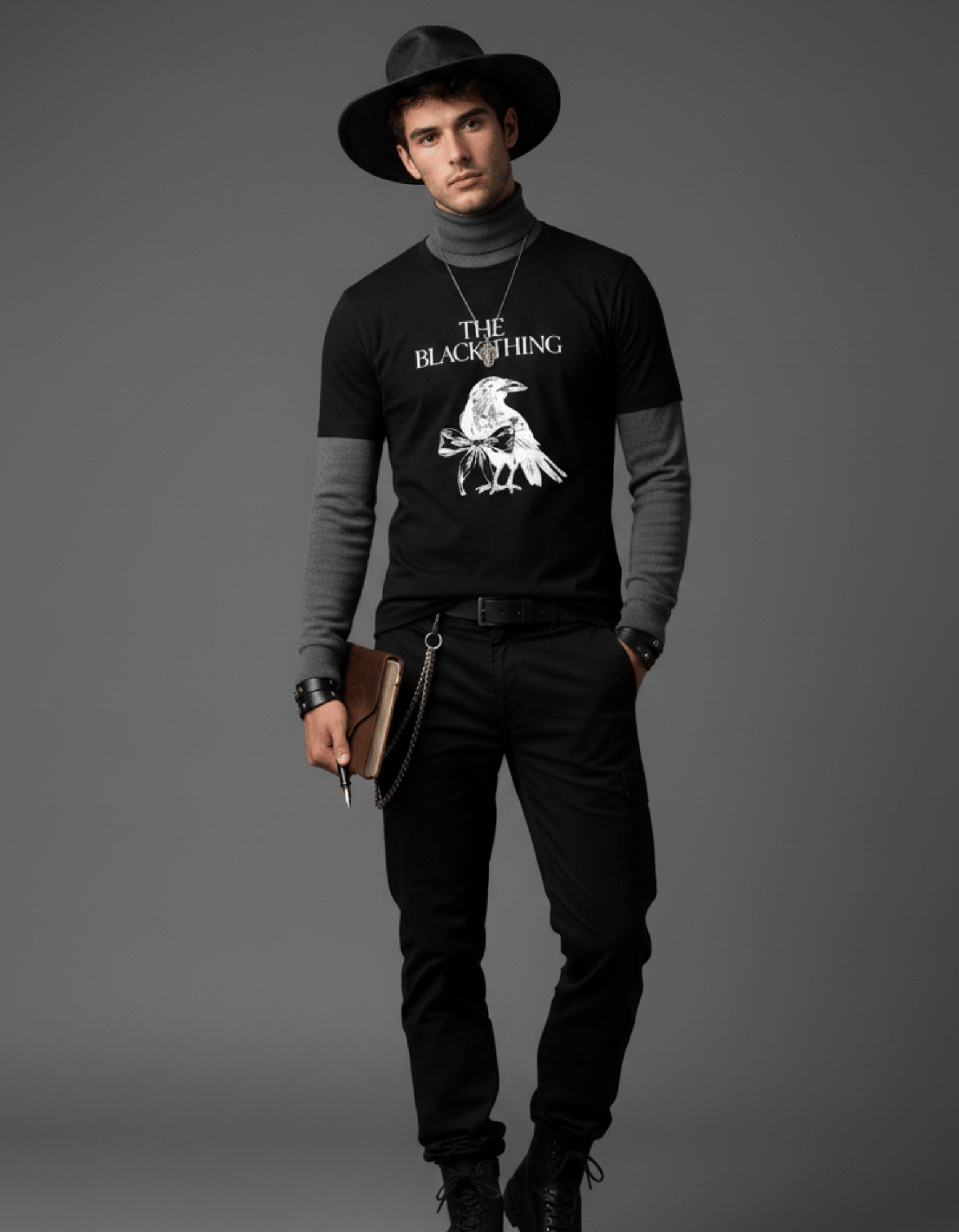 The Black Raven – TBT Cotton Black Tee