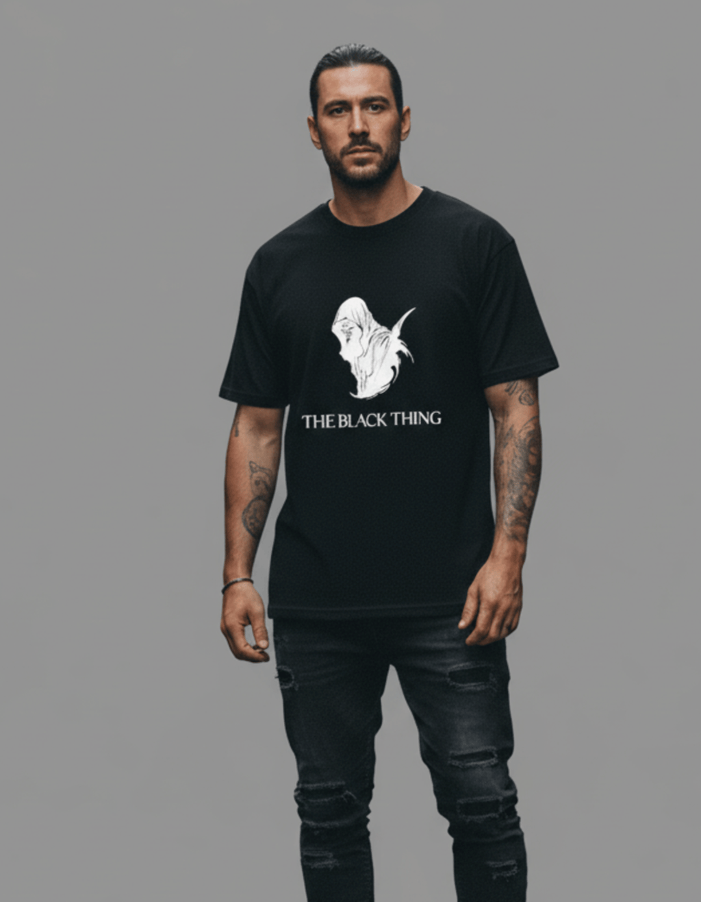 The Shadow Saint – TBT Cotton Black Tee