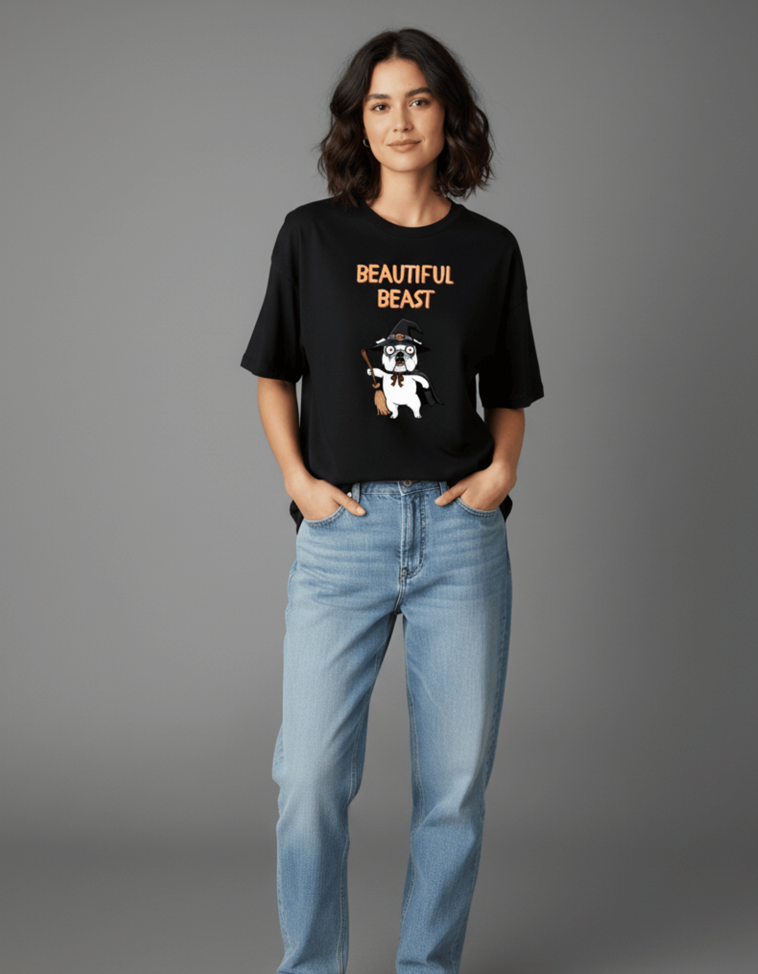 Beautiful Beast – TBT Cotton Black Tee