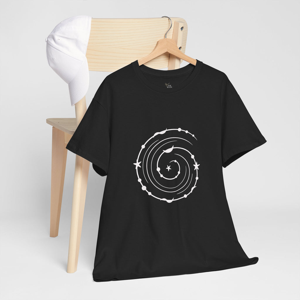 Cosmic Flow – TBT Cotton Black Tee