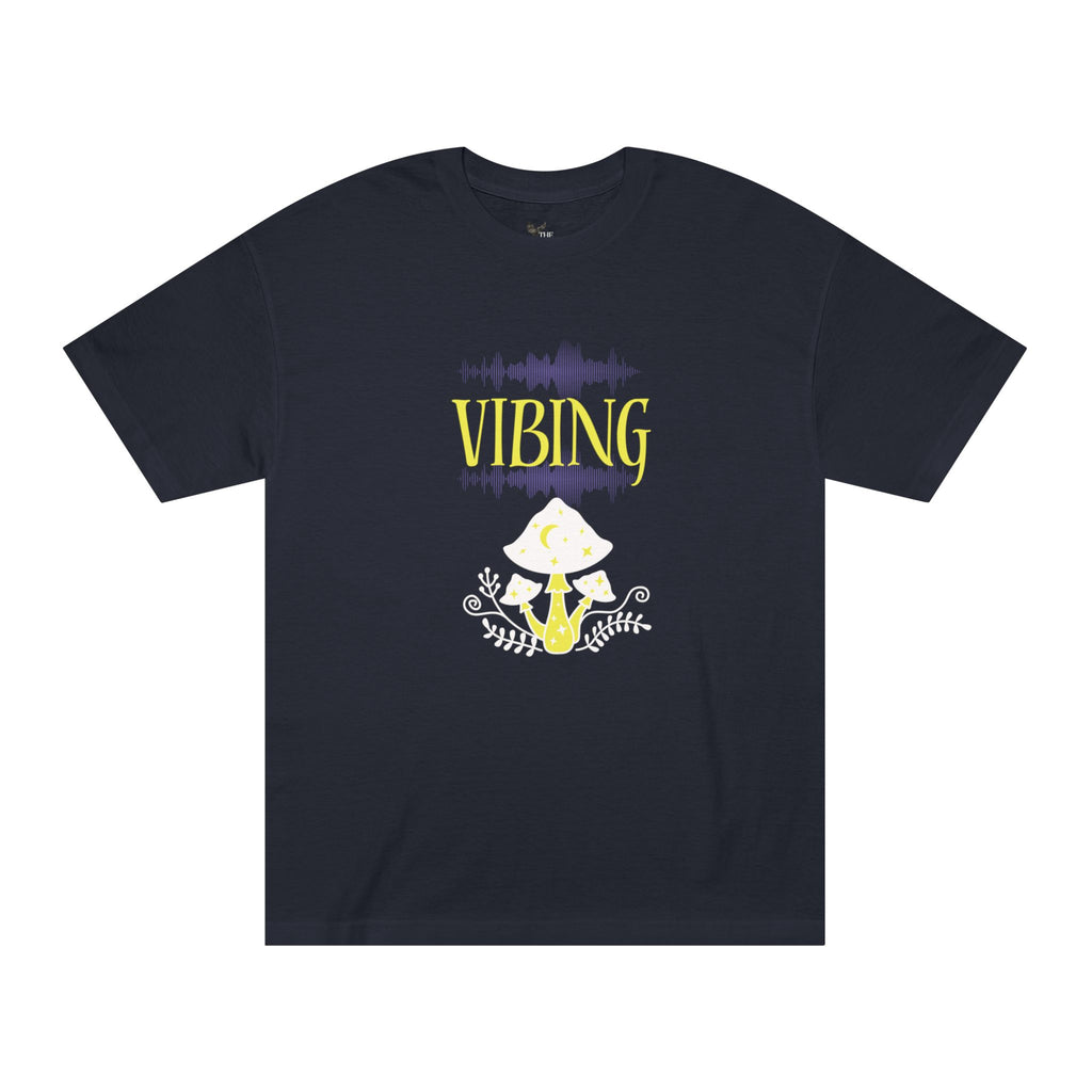 Vibing Mushrooms – TBT Premium Cotton Black Tee