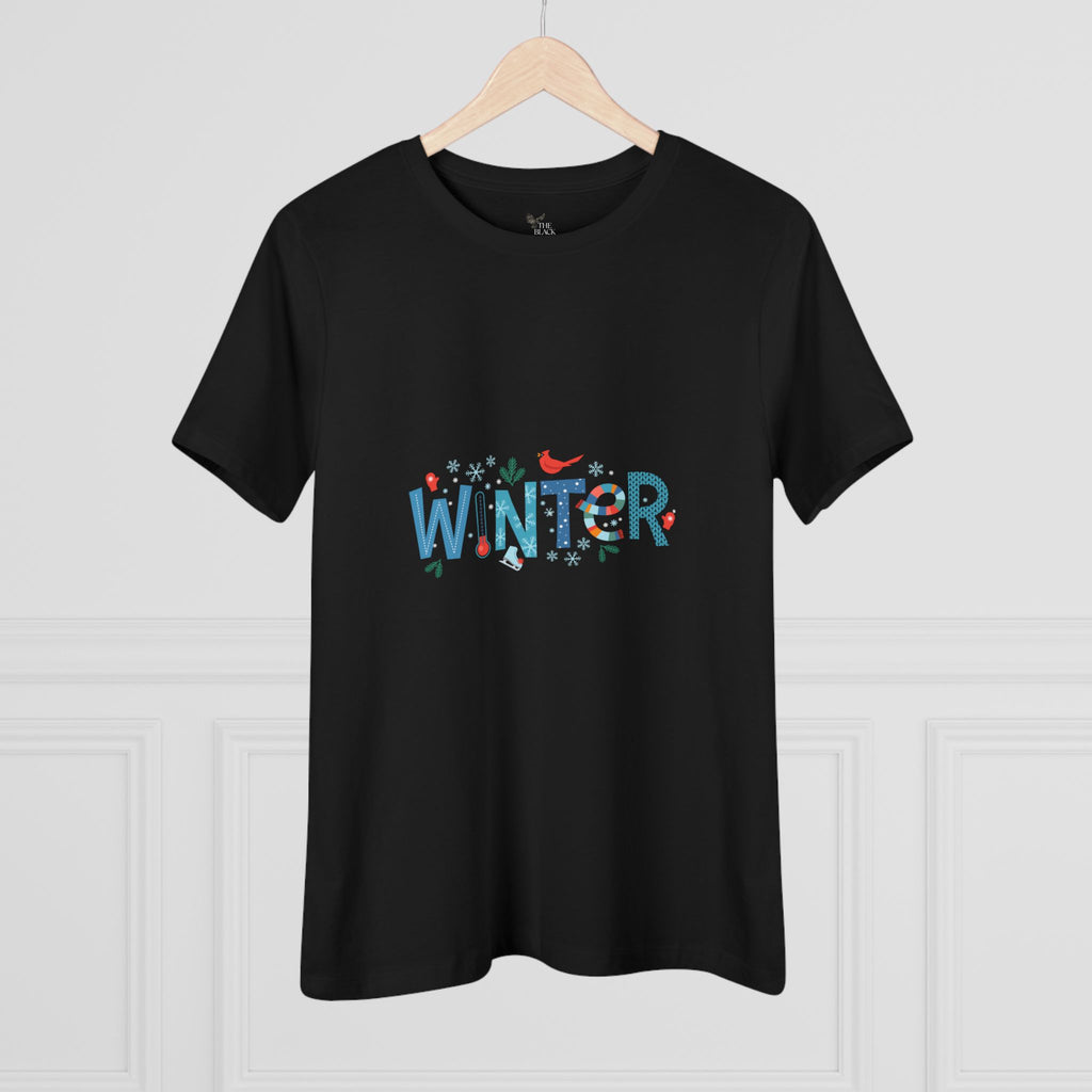 Winter Wonderland - TBT Cotton Black Tee