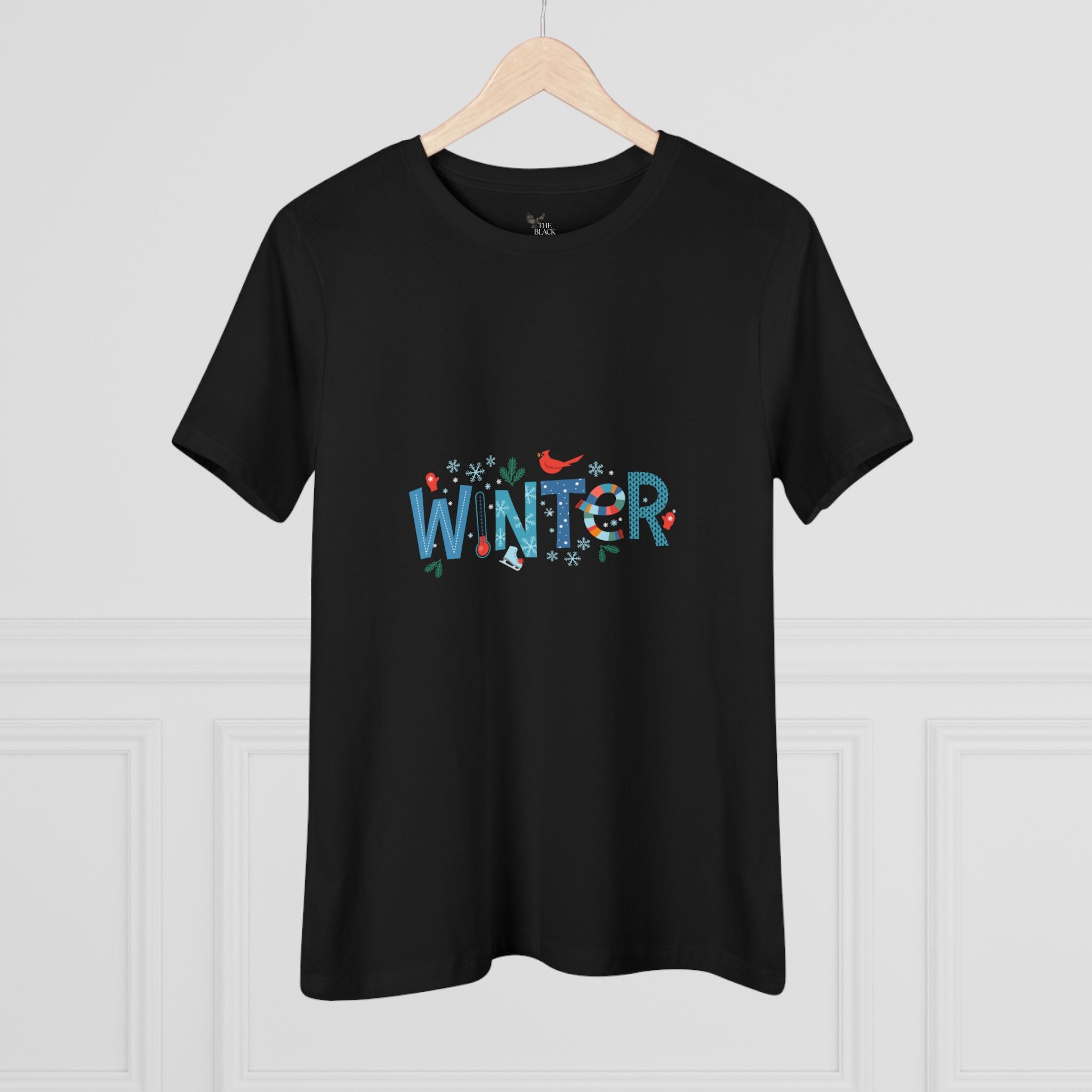 Winter Wonderland - TBT Cotton Black Tee