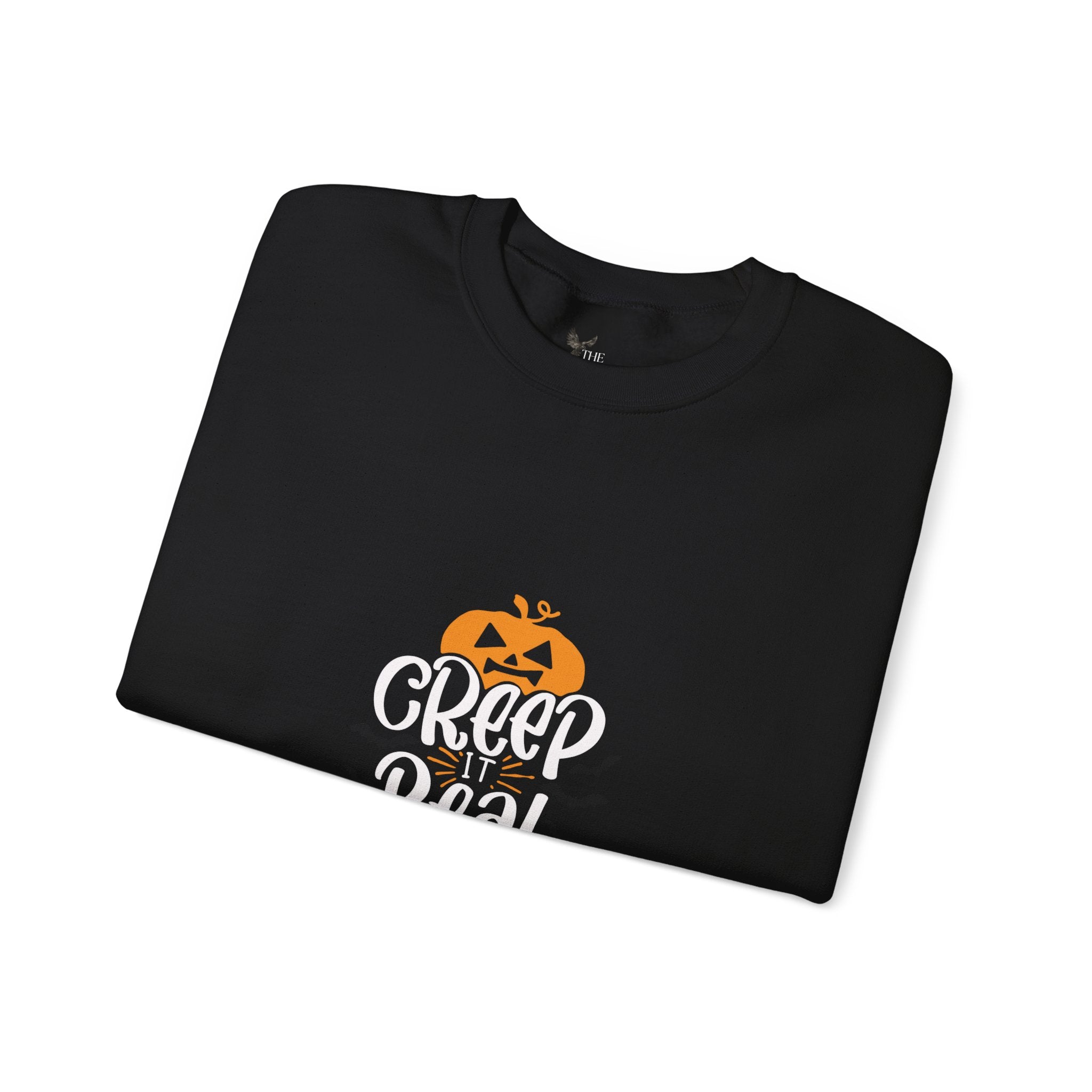 Creep It Real – TBT Cotton Black Sweatshirt | Halloween Edition